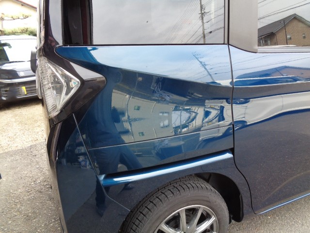 キズヘコミ各務原市 いたずらキズ TIコーティング T.I coating【各務原市・自動車修理工場】